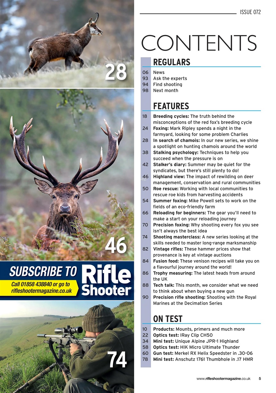 Rifle Shooter Preview Pages