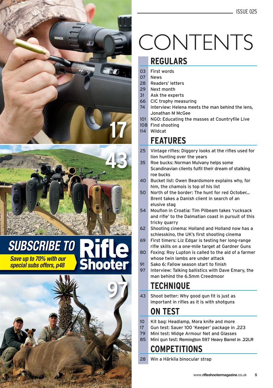 Rifle Shooter Preview Pages