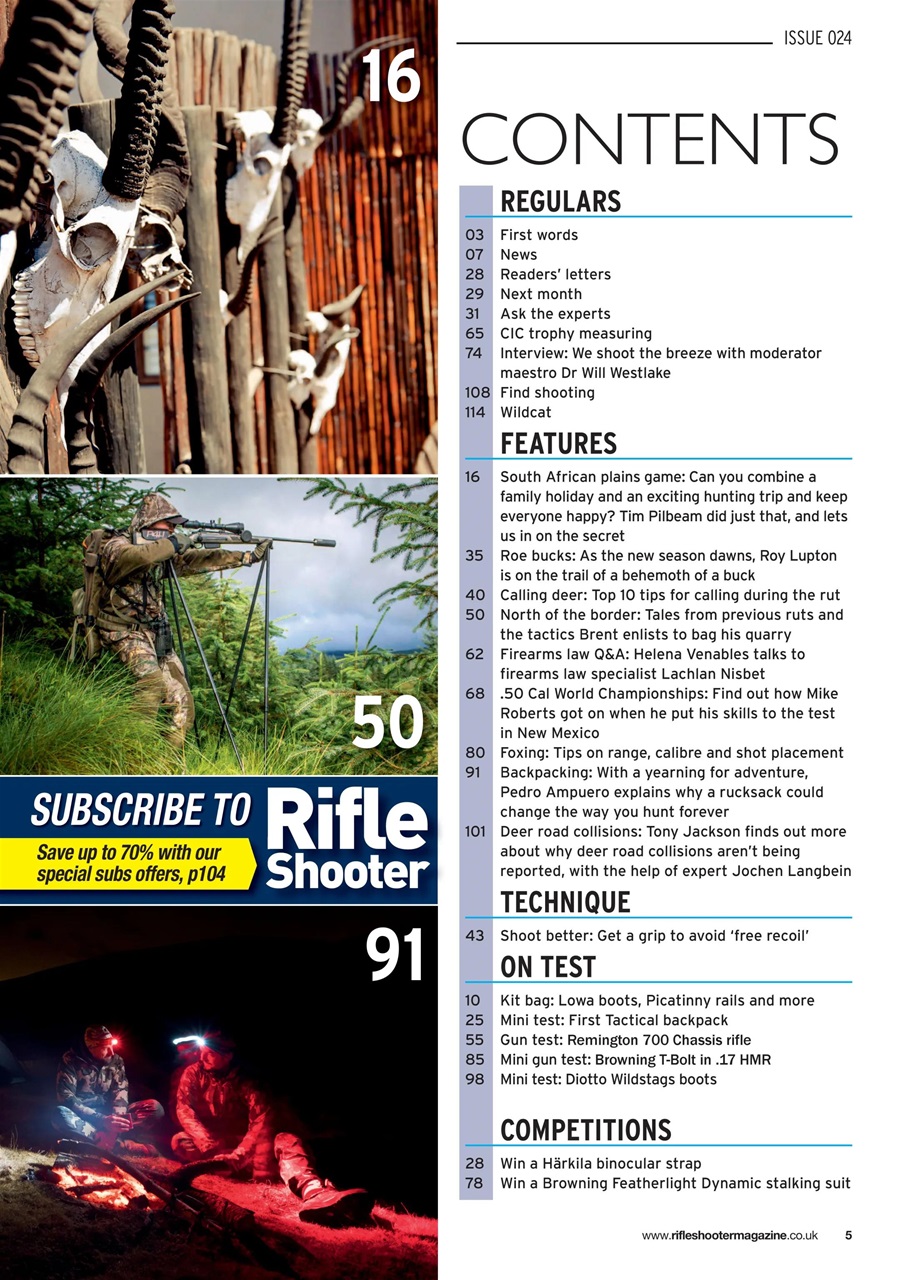 Rifle Shooter Preview Pages