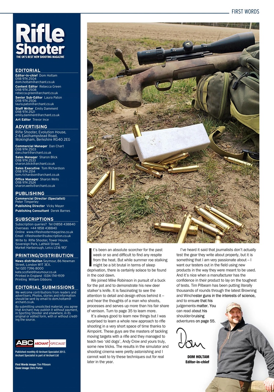 Rifle Shooter Preview Pages