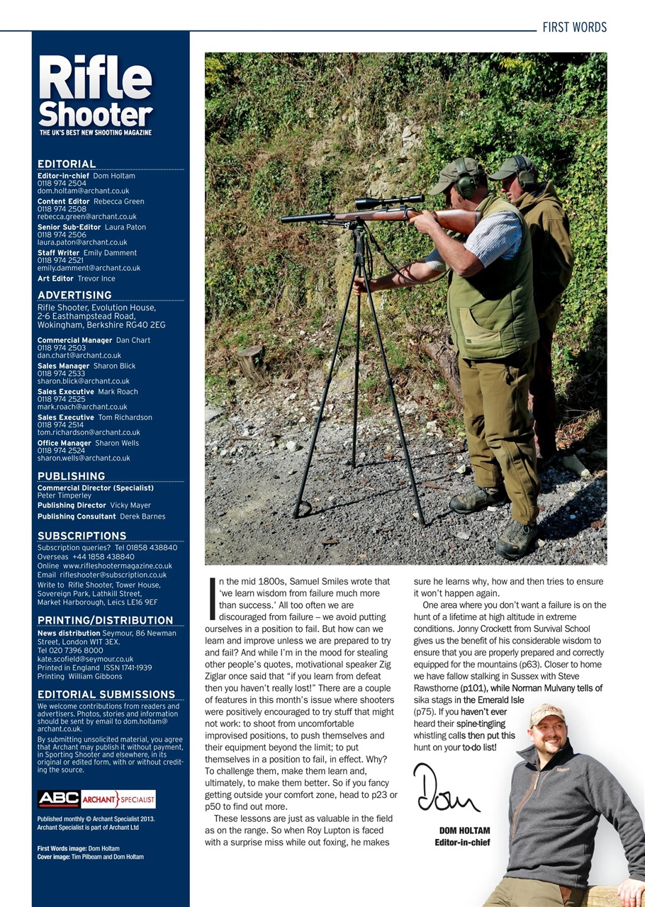 Rifle Shooter Preview Pages