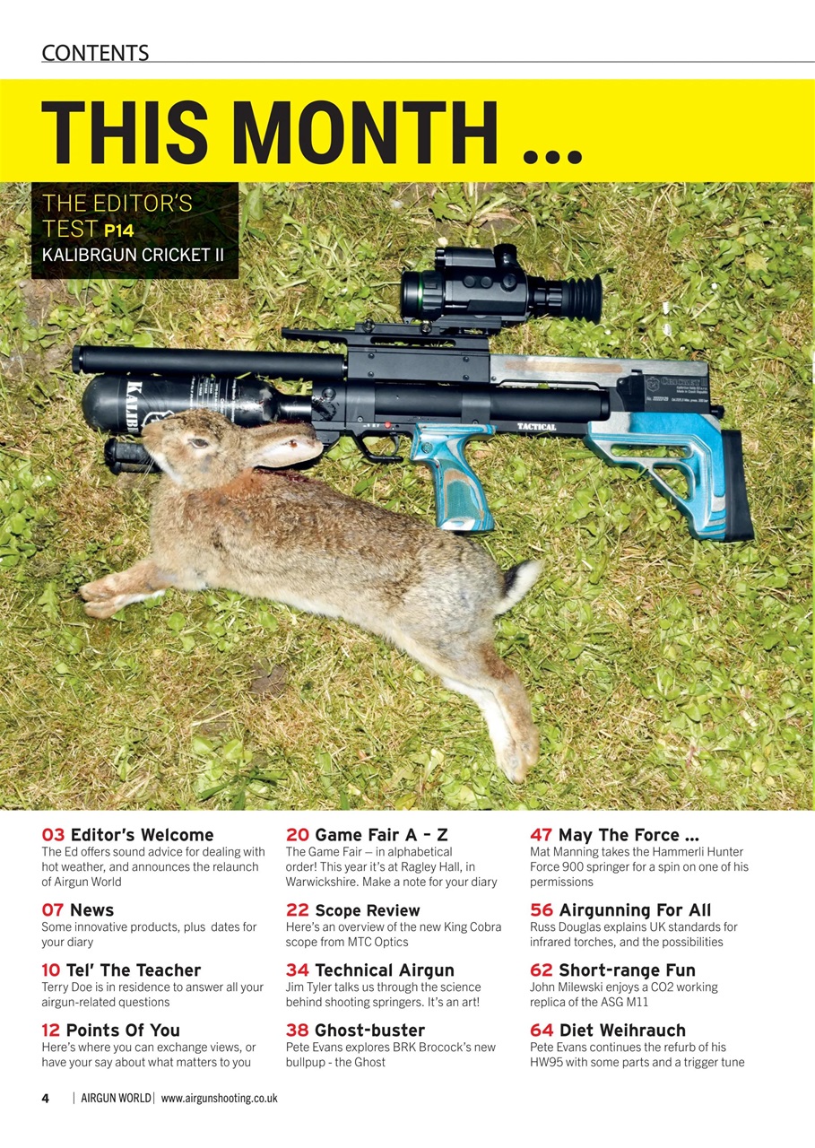 Airgun World Preview Pages