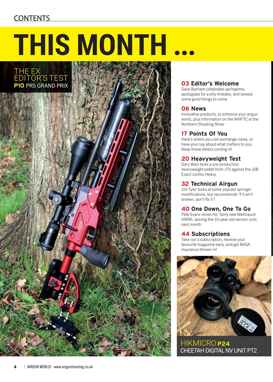 Airgun World Preview Pages