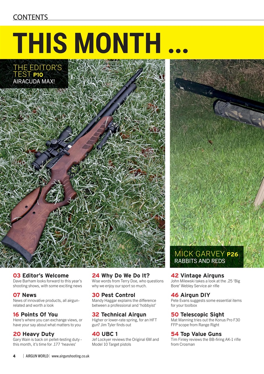 Airgun World Preview Pages