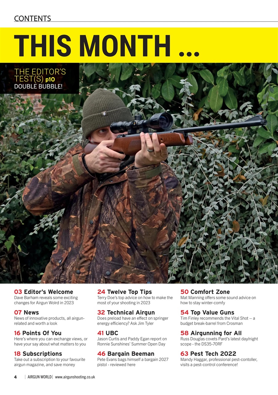 Airgun World Preview Pages
