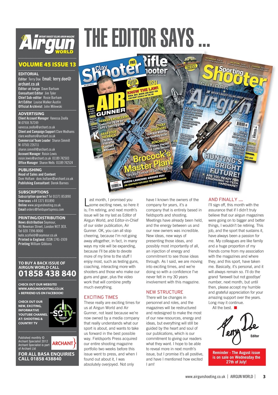 Airgun World Preview Pages