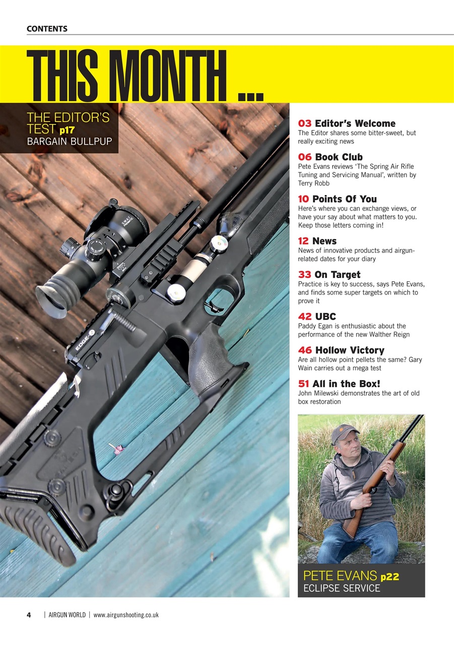 Airgun World Preview Pages