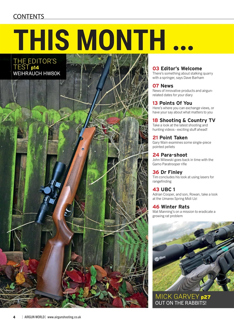Airgun World Preview Pages