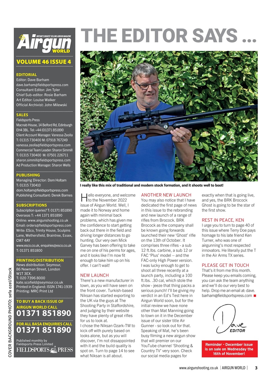 Airgun World Preview Pages