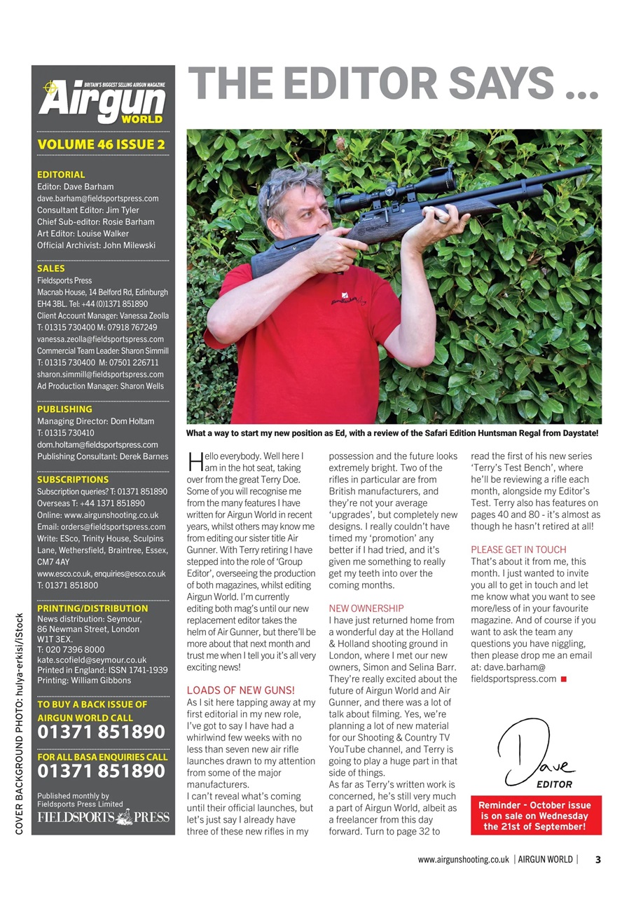 Airgun World Preview Pages
