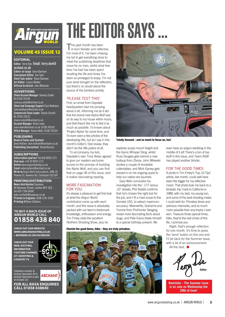 Airgun World Preview Pages