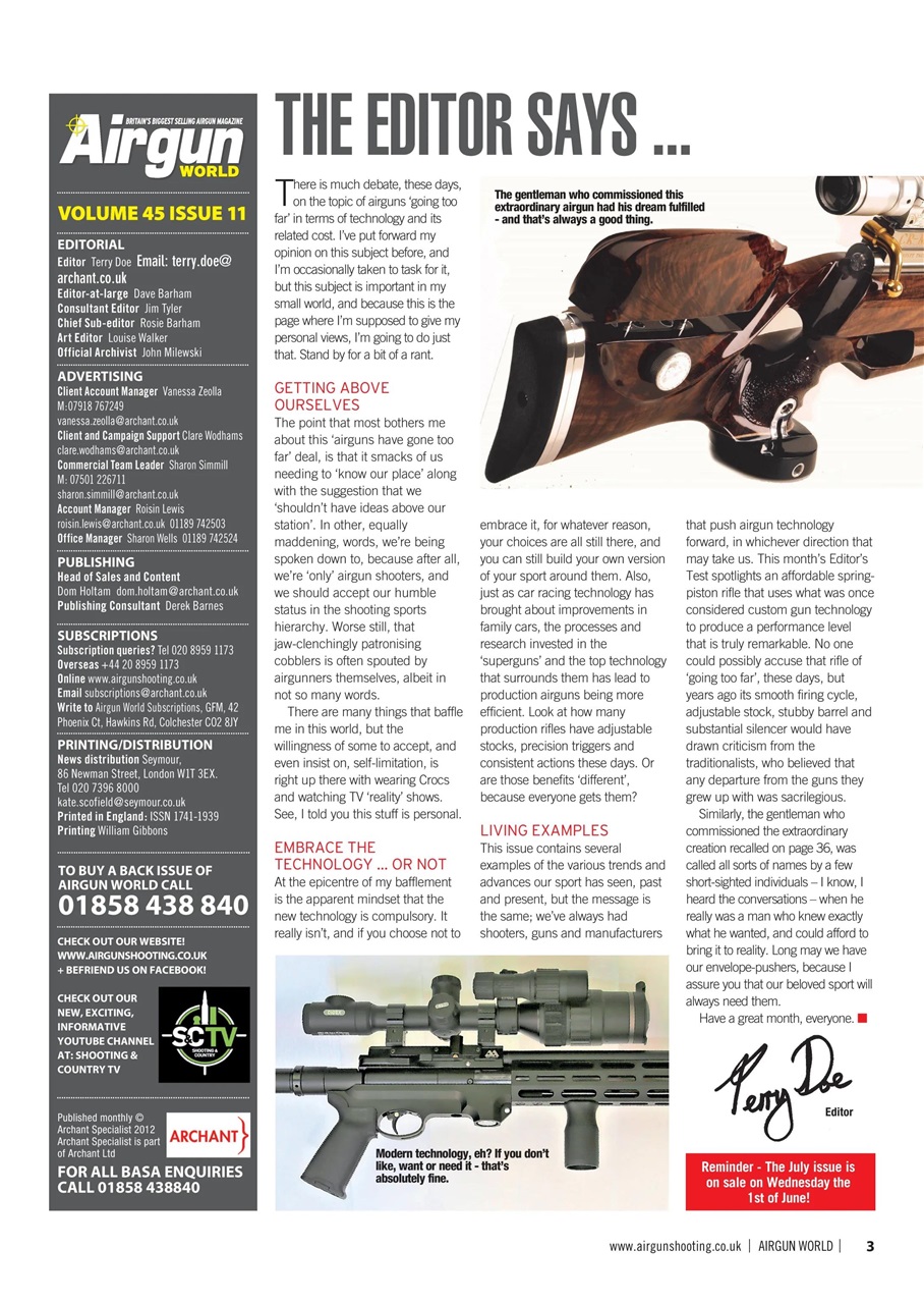 Airgun World Preview Pages