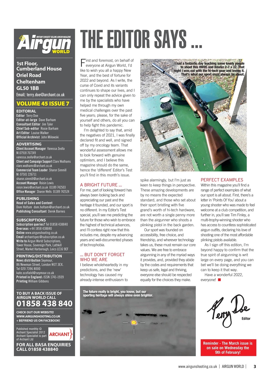 Airgun World Preview Pages