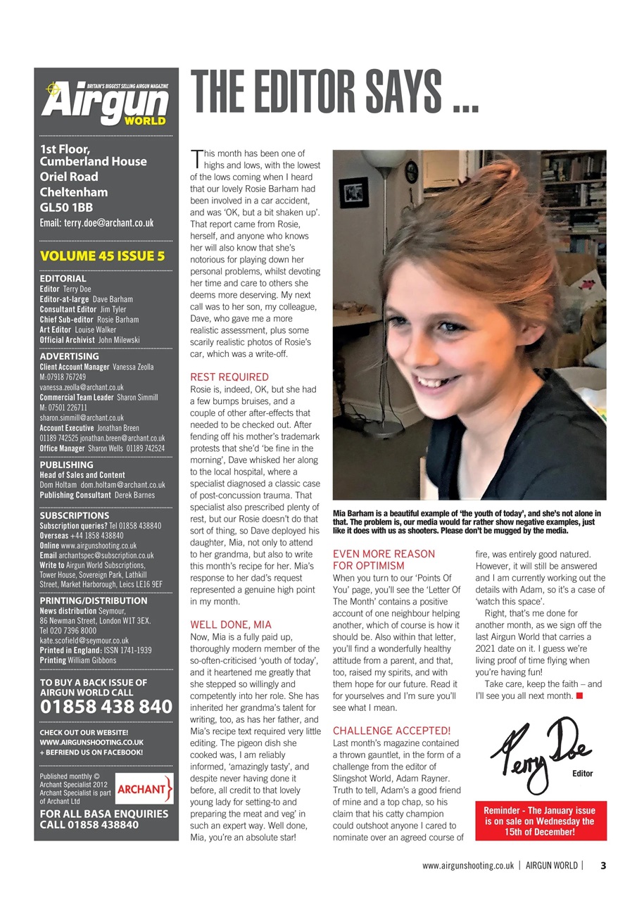 Airgun World Preview Pages