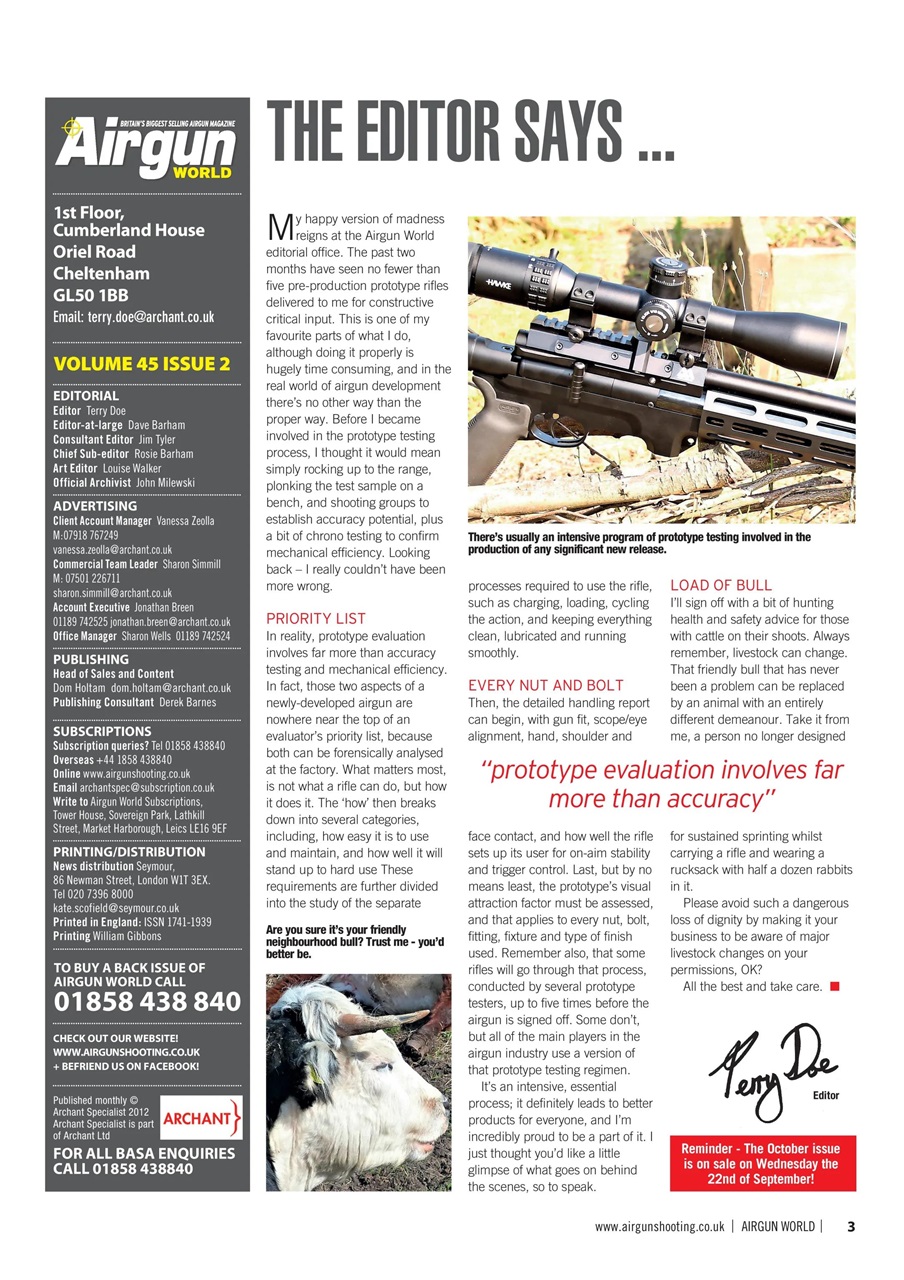 Airgun World Preview Pages
