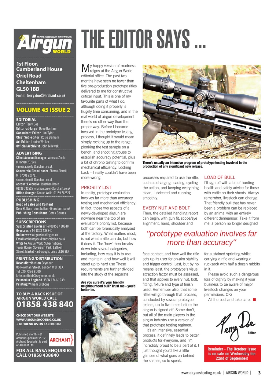 Airgun World Preview Pages