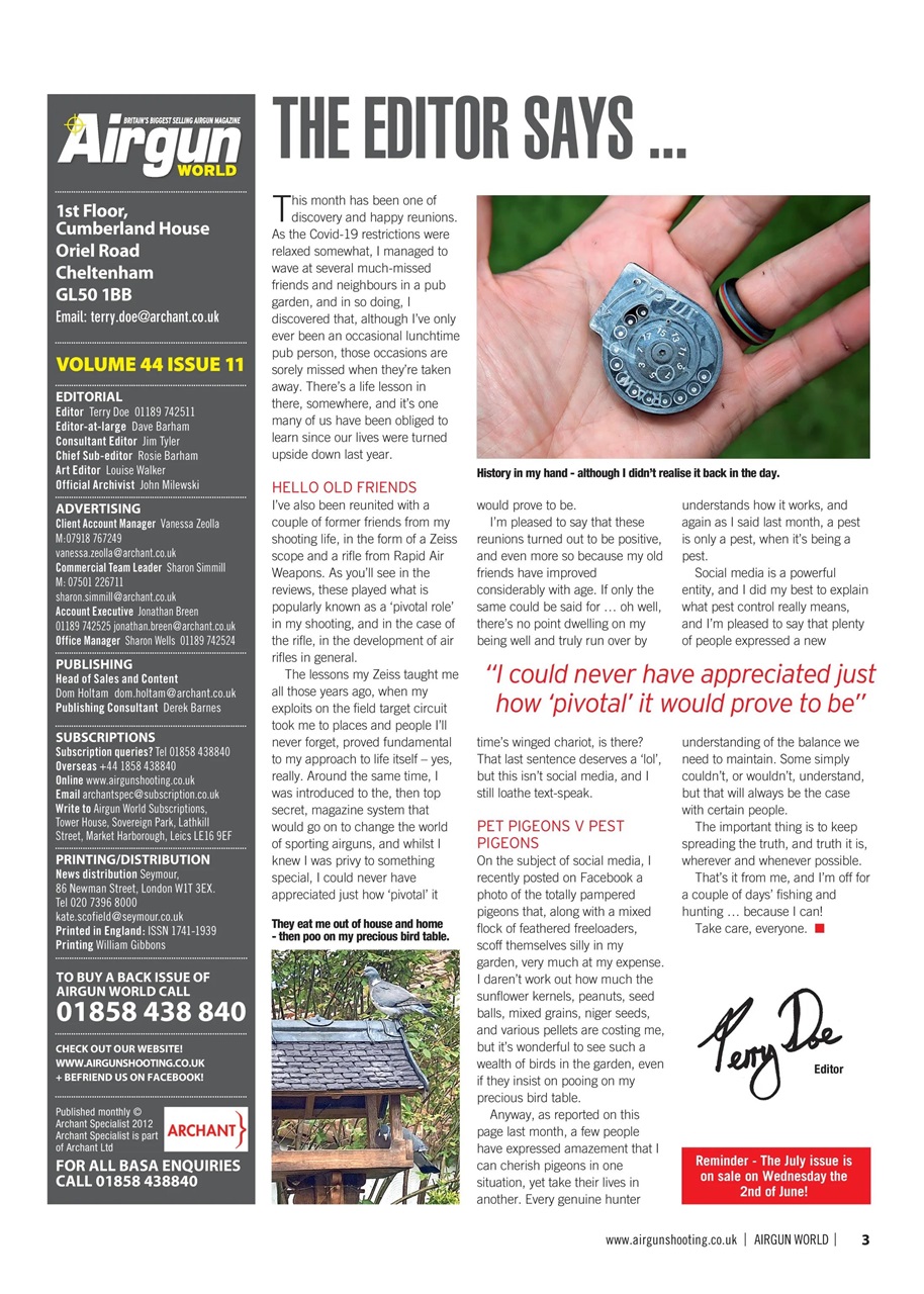 Airgun World Preview Pages