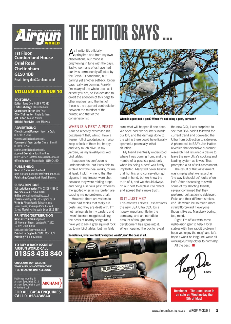 Airgun World Preview Pages