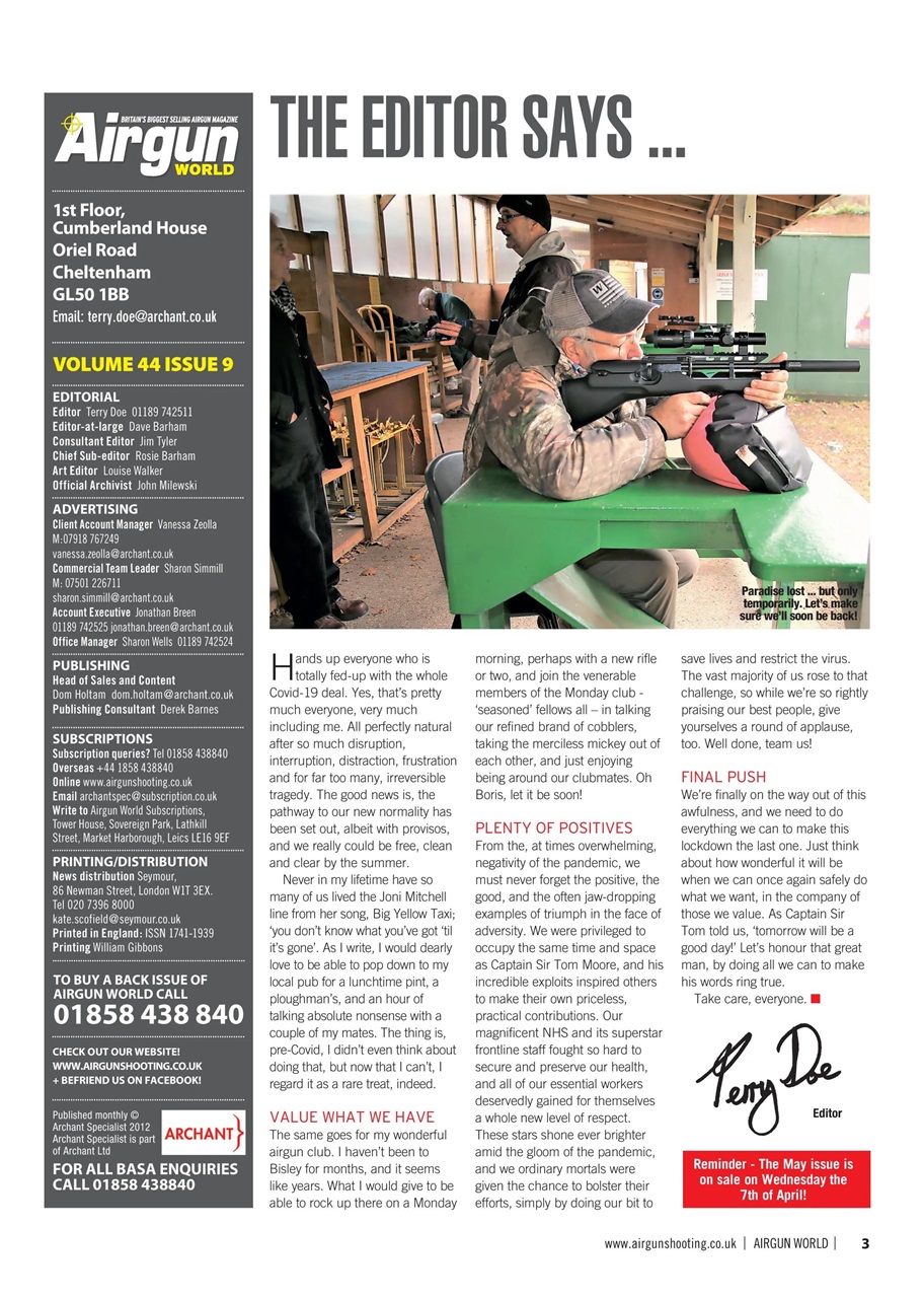 Airgun World Preview Pages