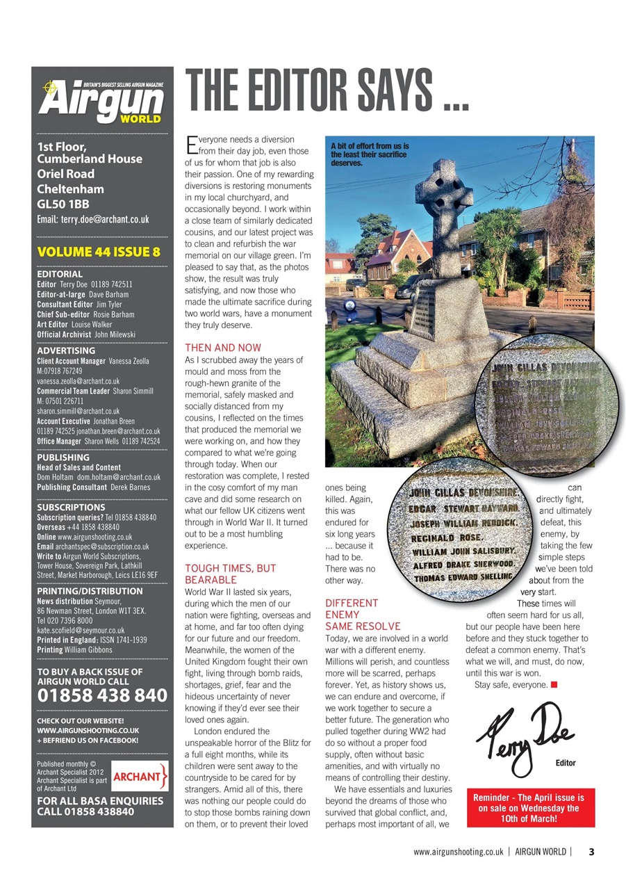 Airgun World Preview Pages