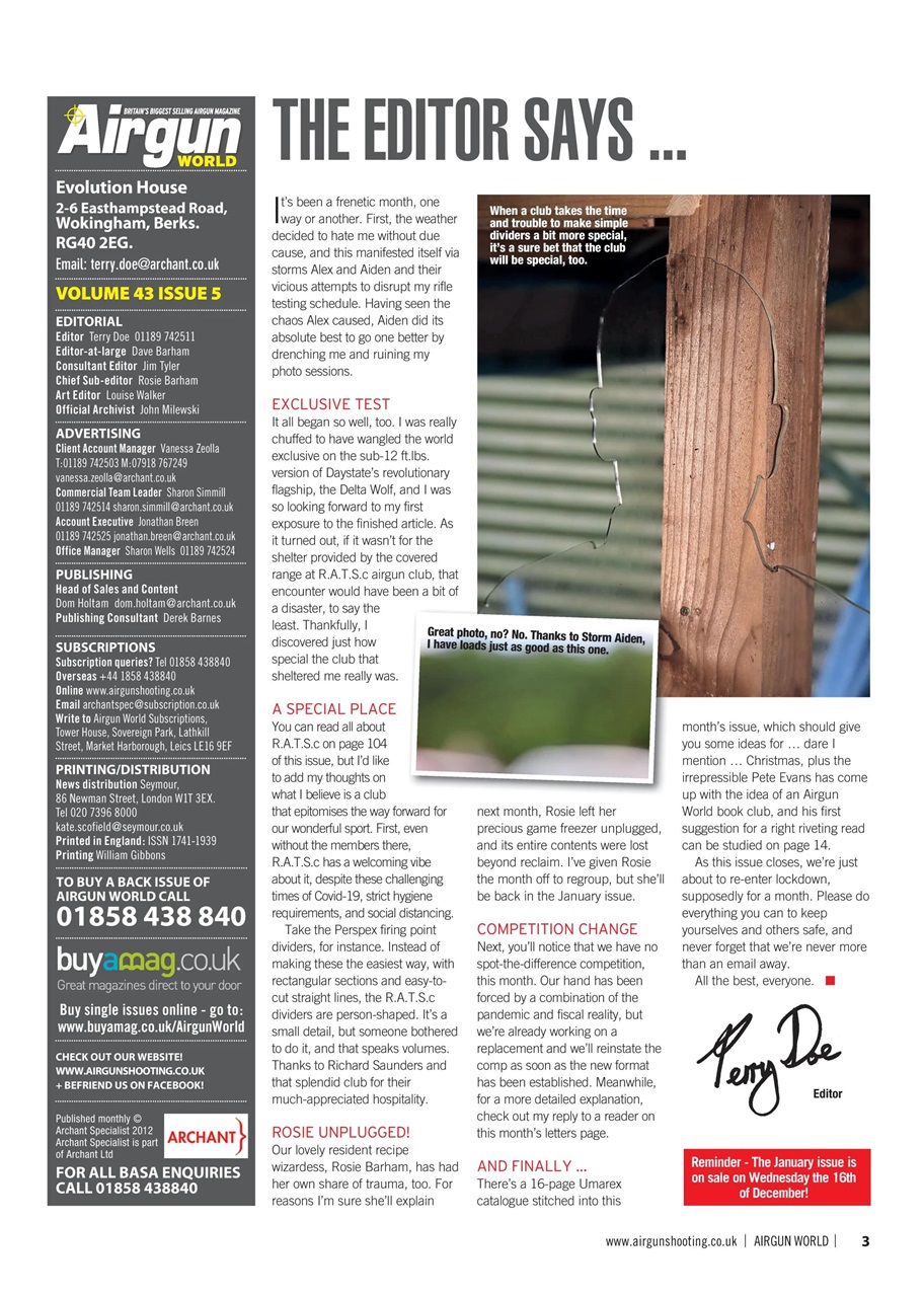 Airgun World Preview Pages