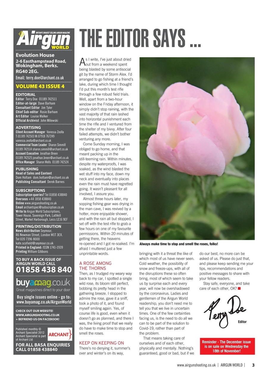 Airgun World Preview Pages