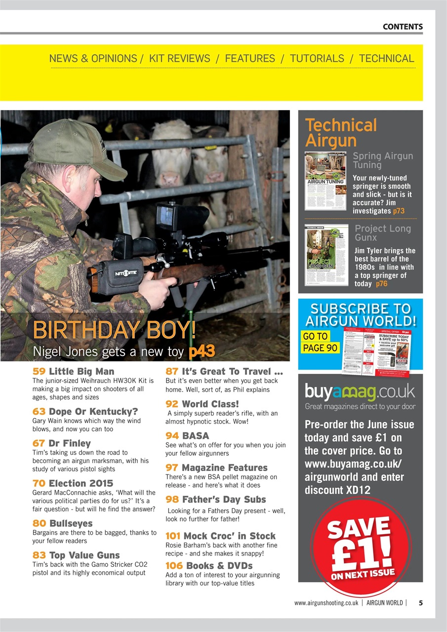 Airgun World Preview Pages