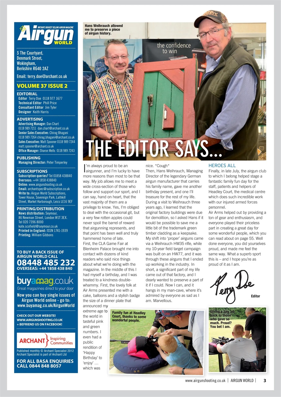 Airgun World Preview Pages