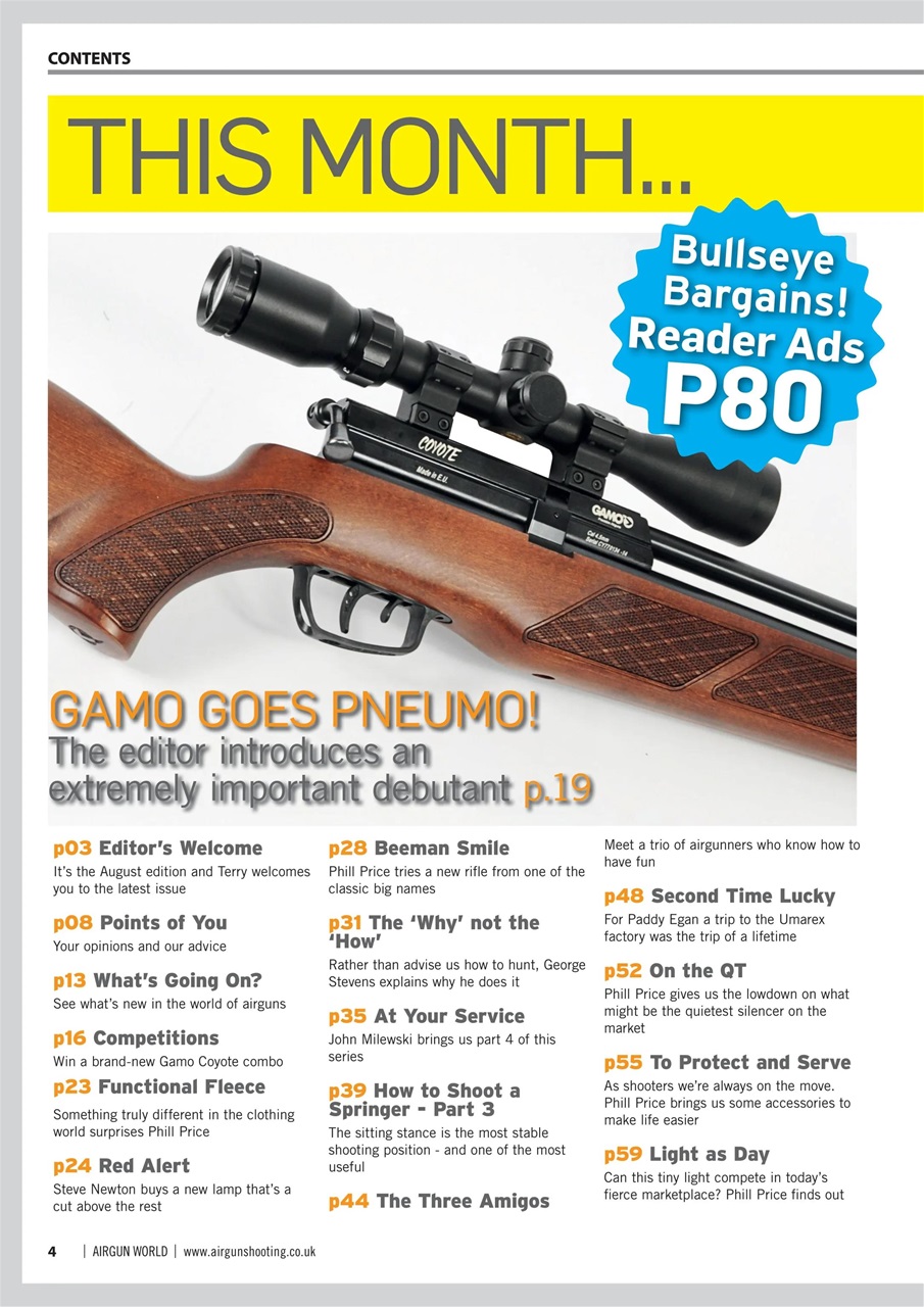 Airgun World Preview Pages