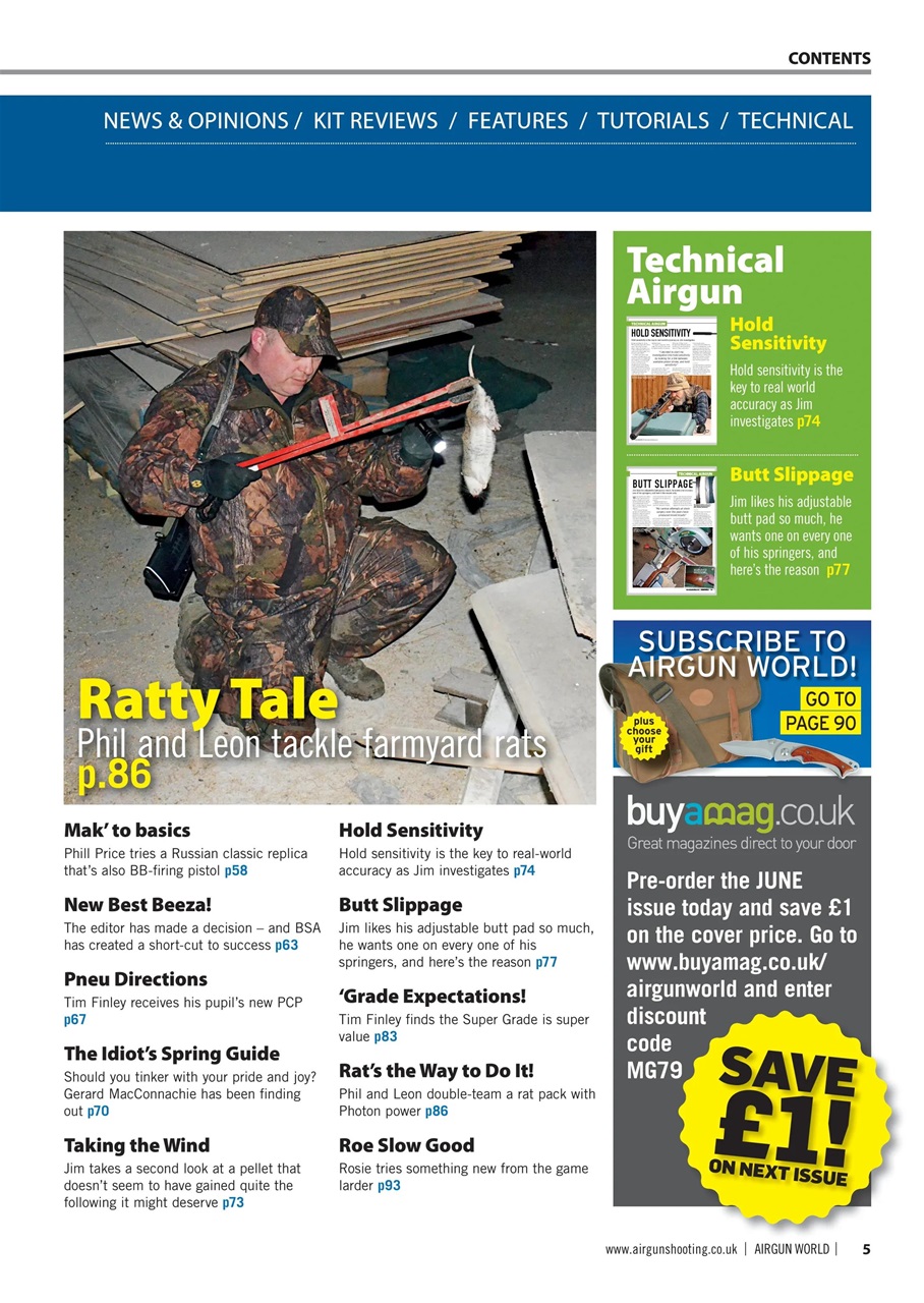 Airgun World Preview Pages