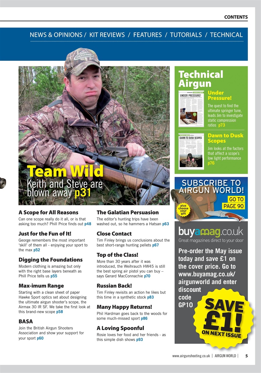 Airgun World Preview Pages