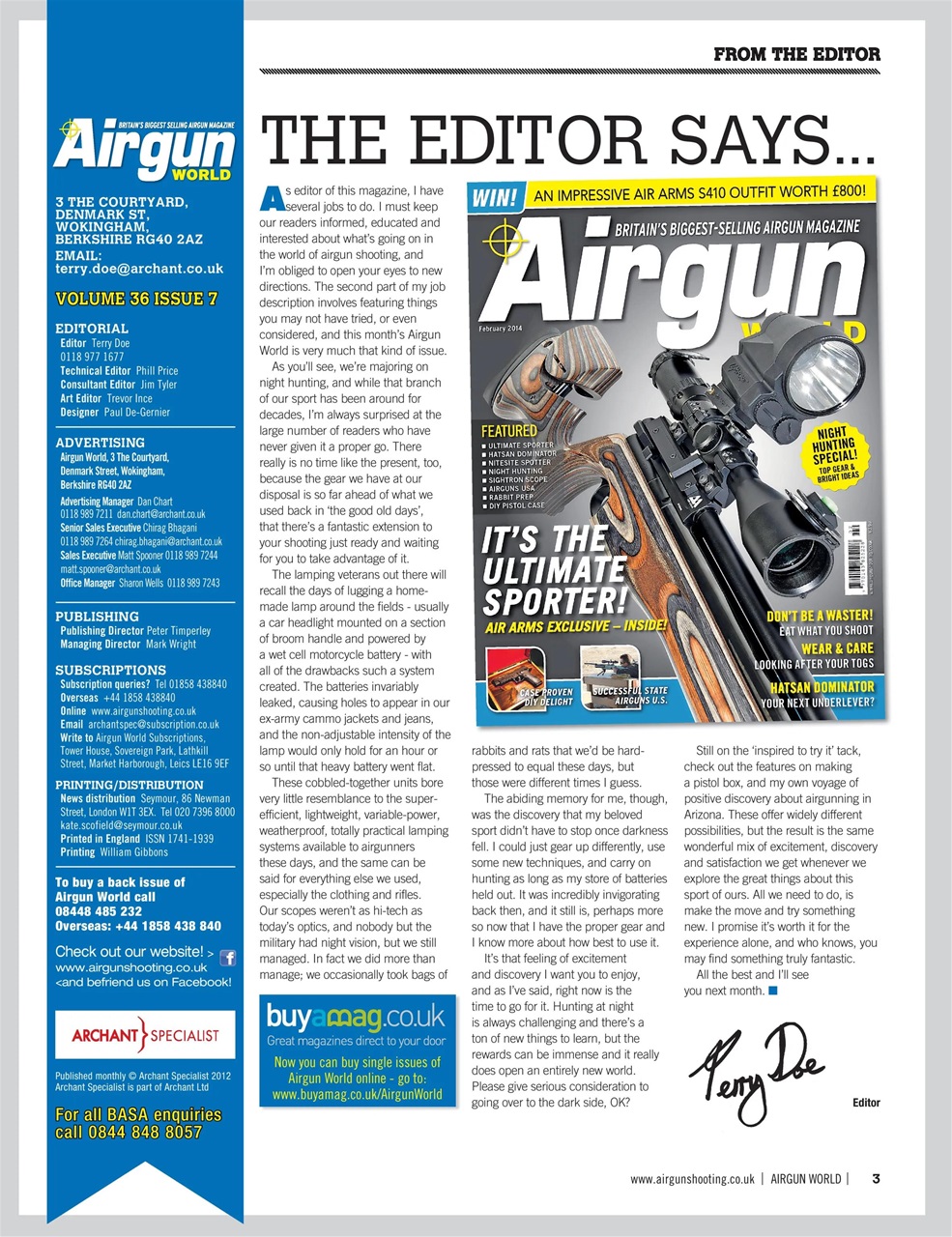 Airgun World Preview Pages