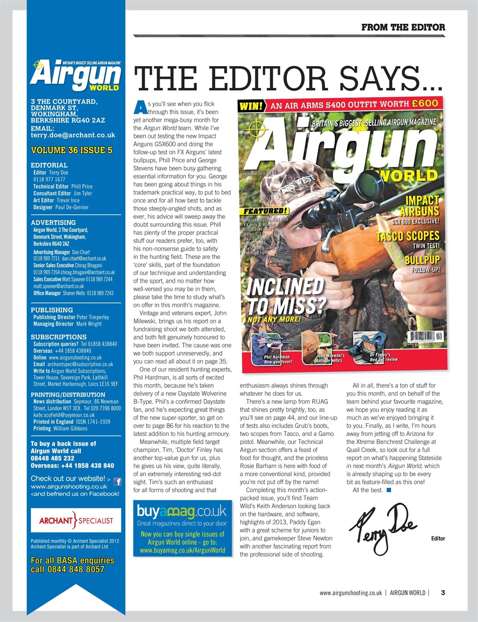 Airgun World Preview Pages