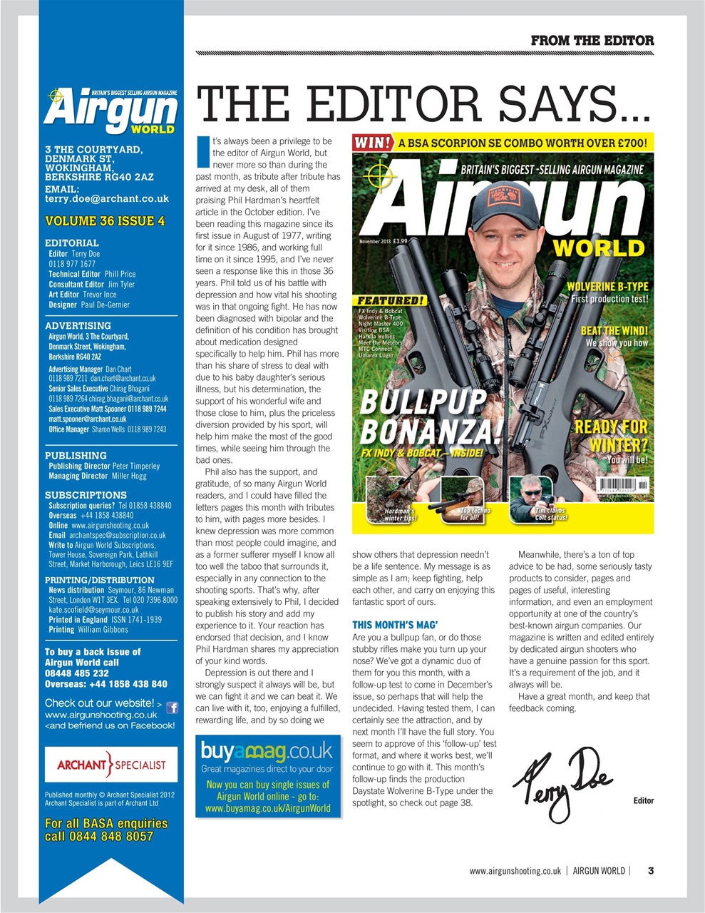 Airgun World Preview Pages