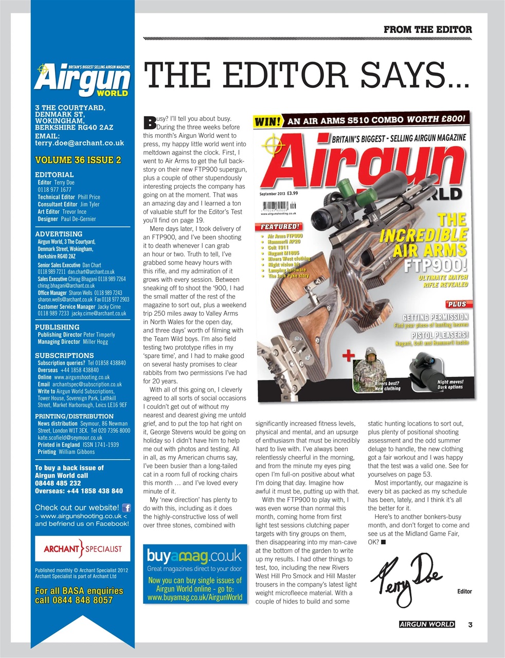 Airgun World Preview Pages
