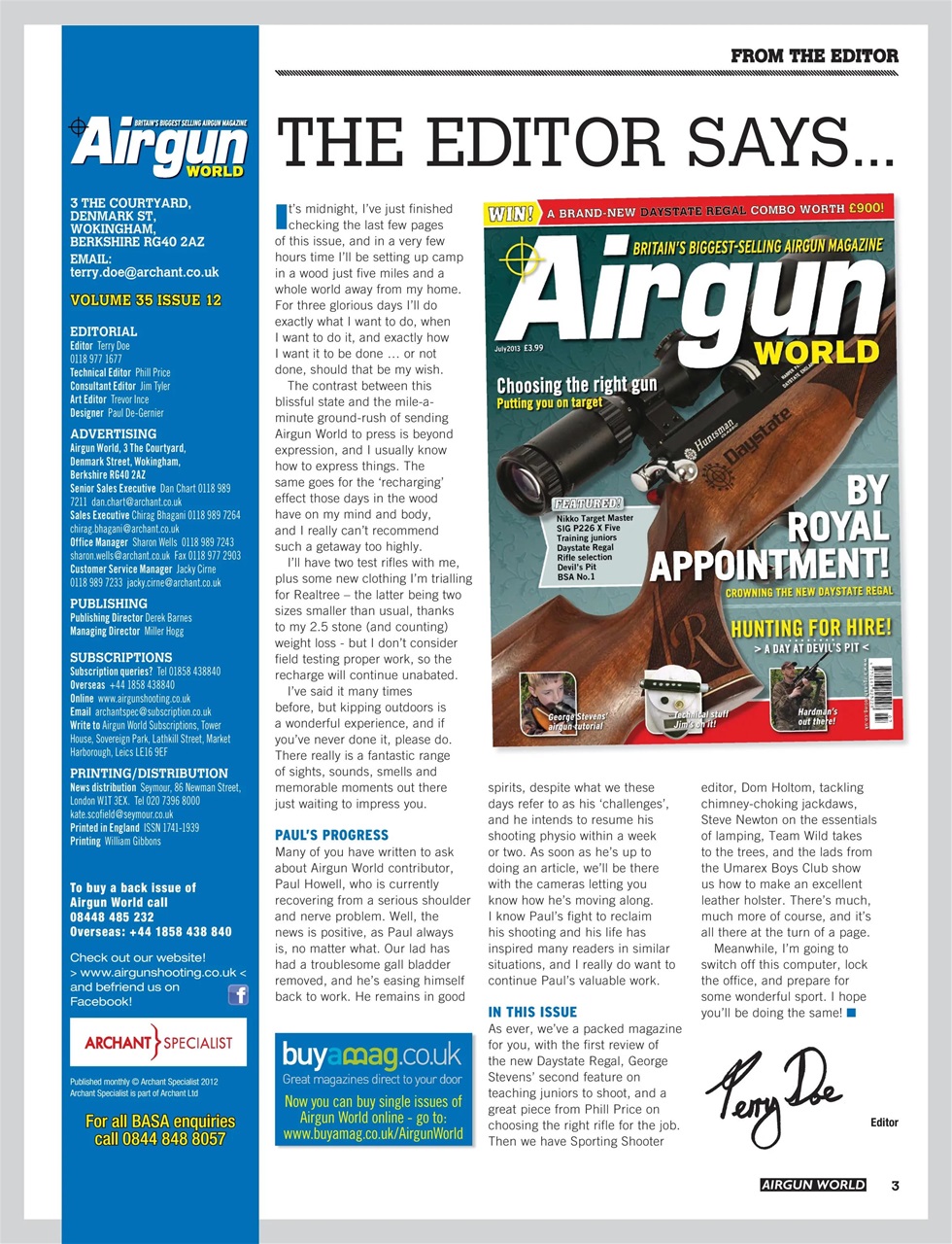 Airgun World Preview Pages