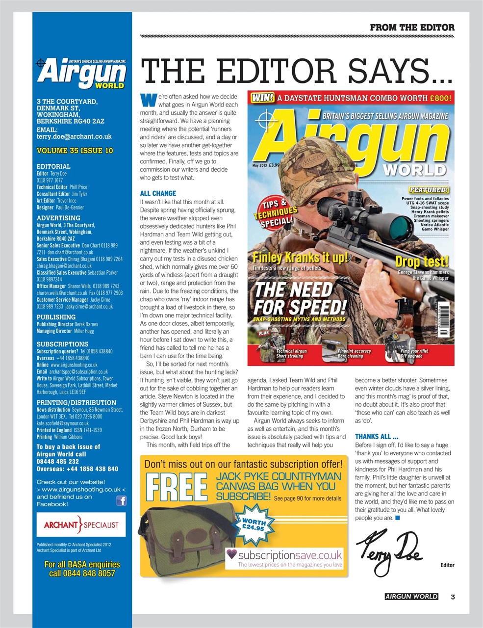 Airgun World Preview Pages