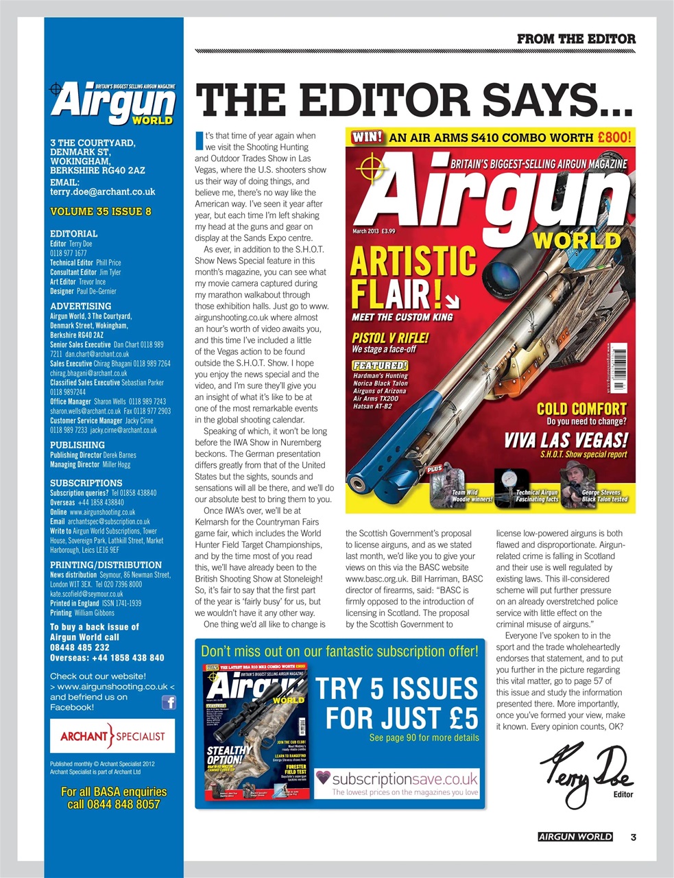 Airgun World Preview Pages
