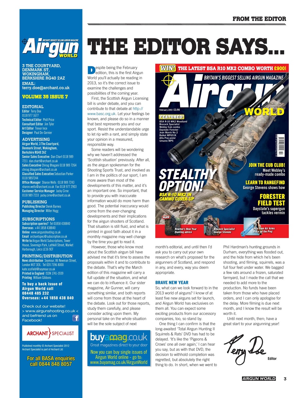 Airgun World Preview Pages