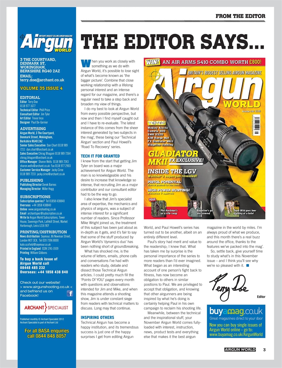 Airgun World Preview Pages