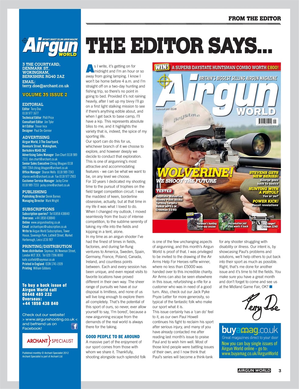 Airgun World Preview Pages
