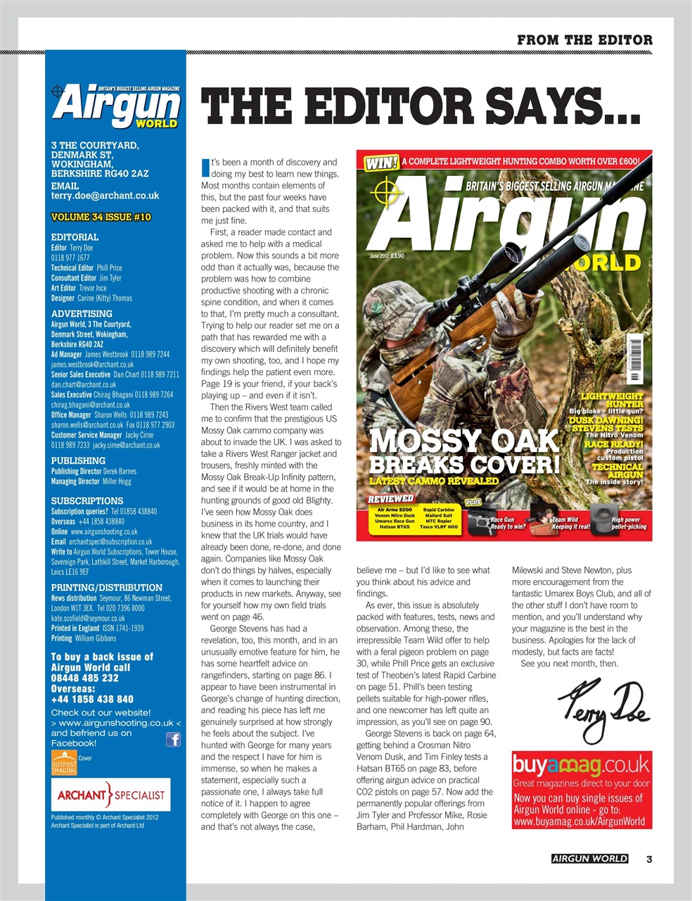 Airgun World Preview Pages