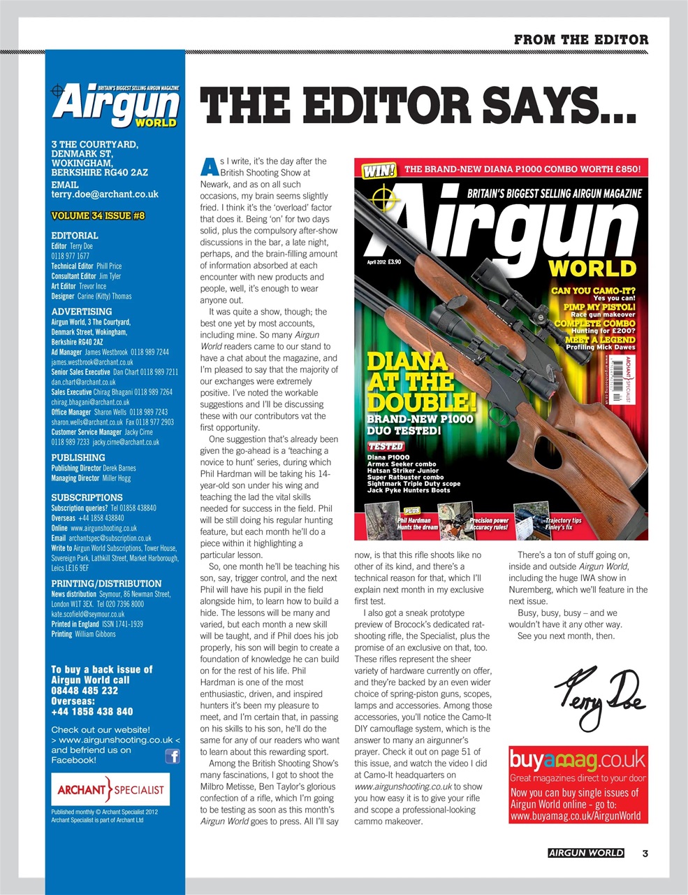 Airgun World Preview Pages