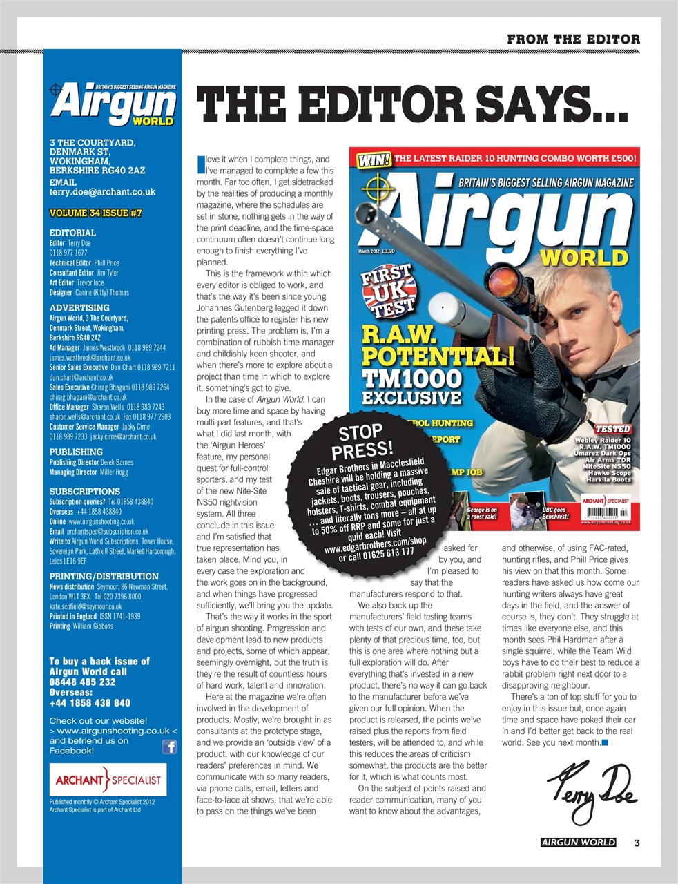 Airgun World Preview Pages