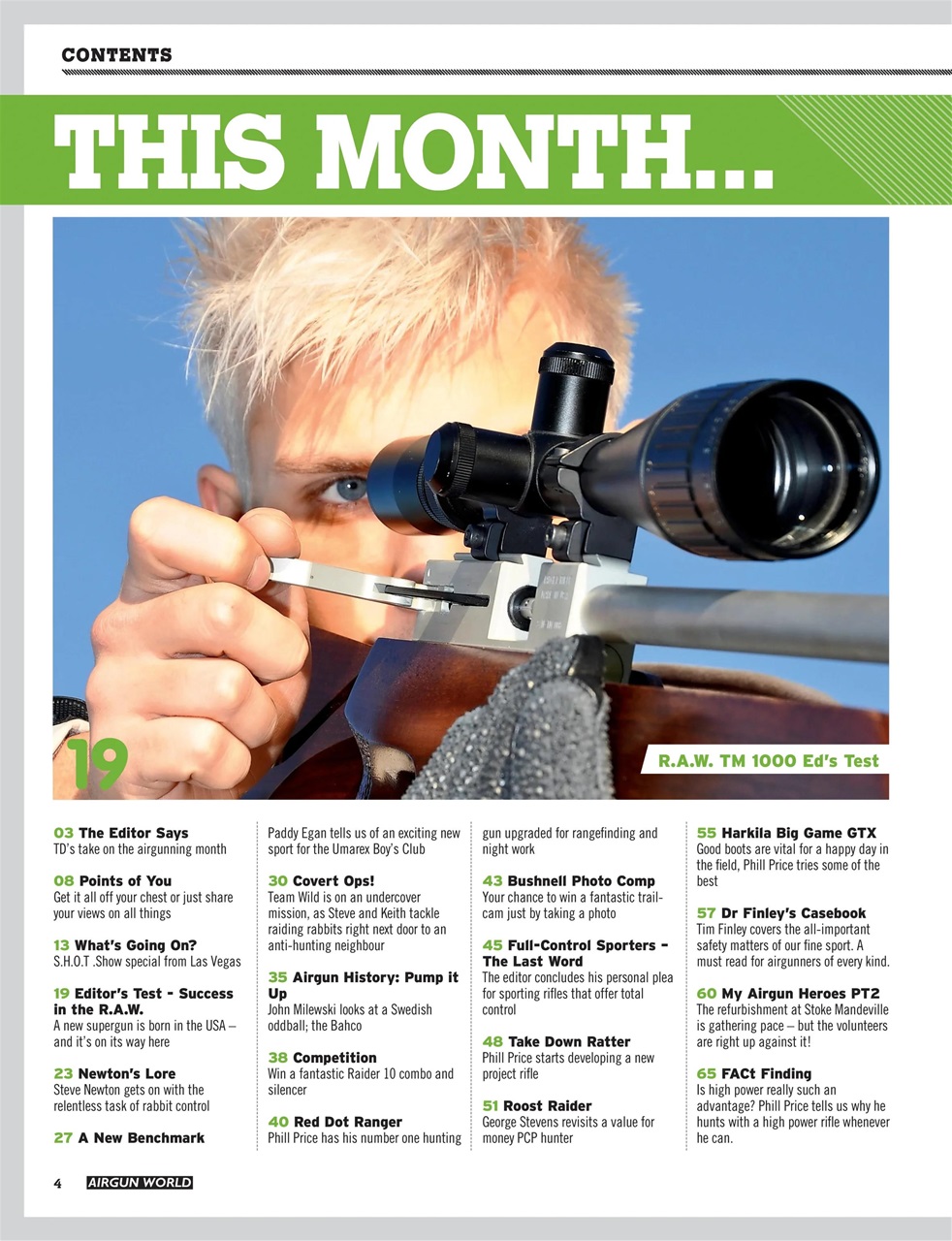 Airgun World Preview Pages