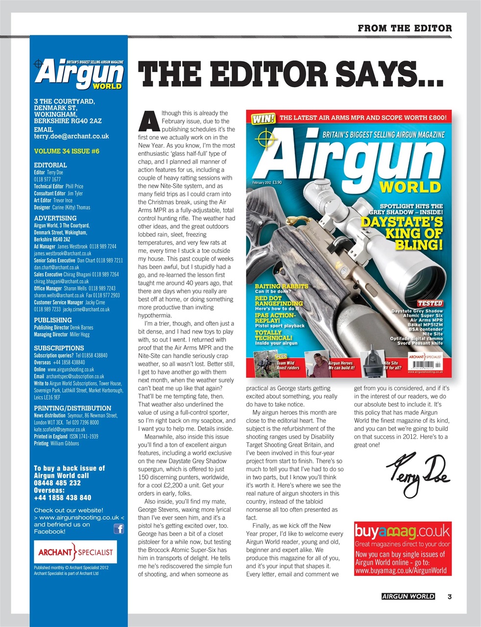 Airgun World Preview Pages
