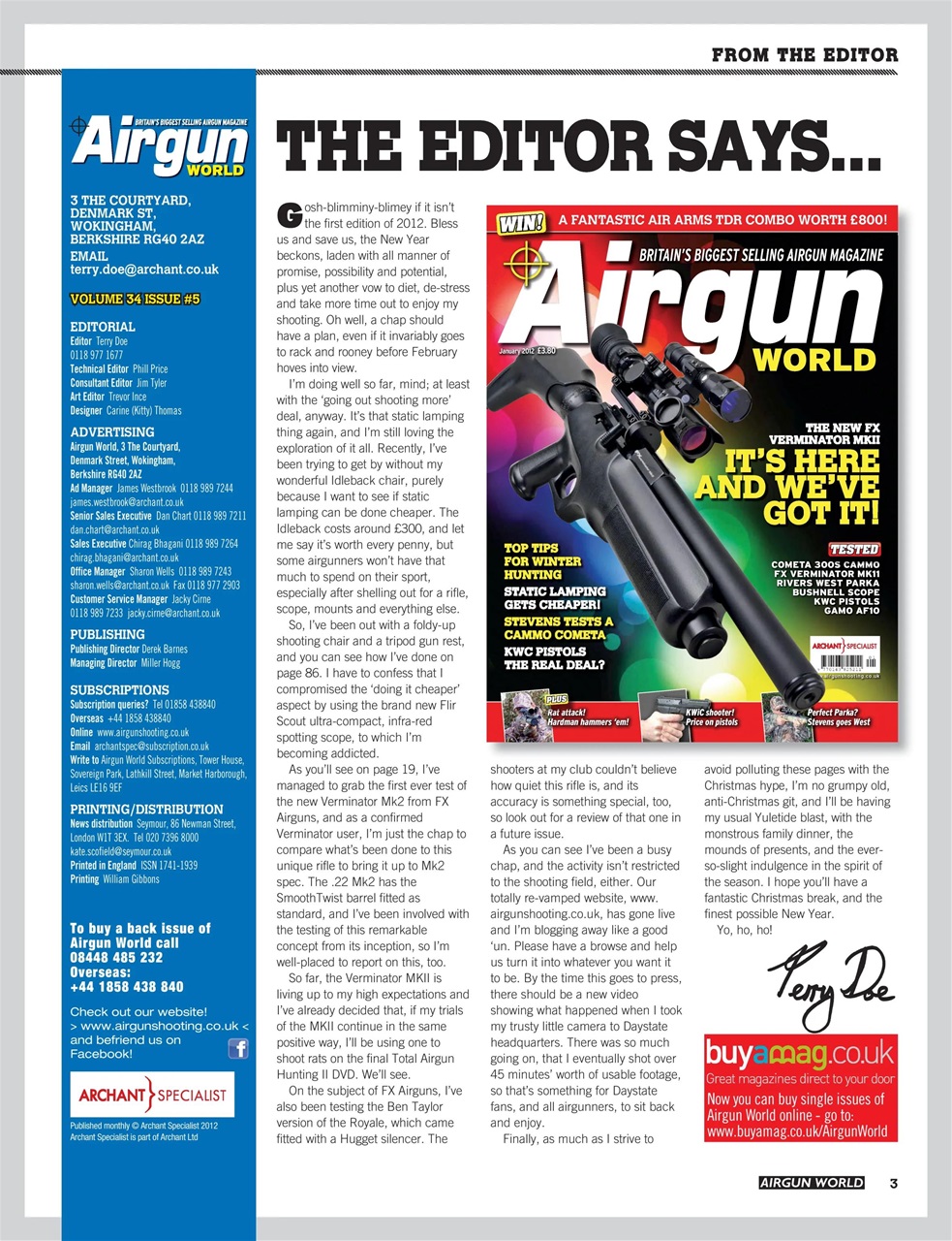 Airgun World Preview Pages
