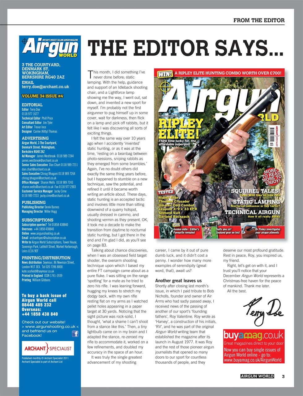 Airgun World Preview Pages