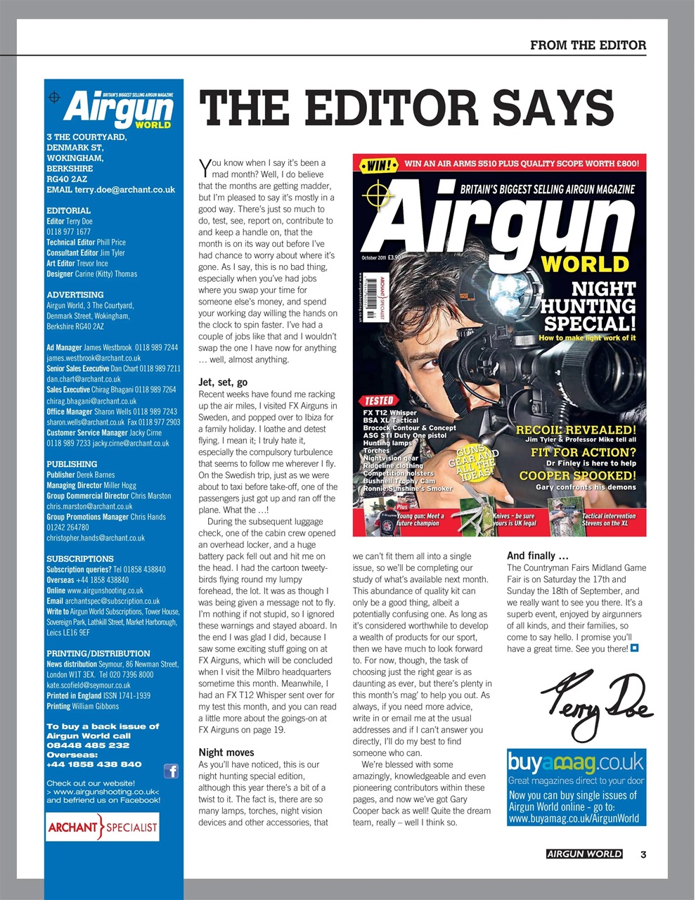 Airgun World Preview Pages