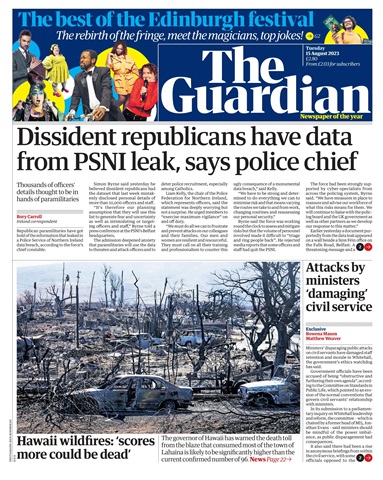 The Guardian Newspaper issue Tuesday, August 15, 2023